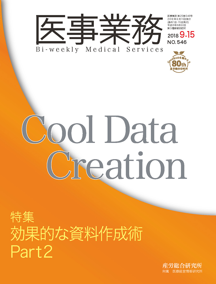 医事業務 2018年9月15日号